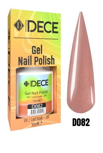 Dece D082 Kahverengi Sedefli Kalıcı Simli Oje