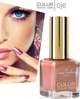 Pierre Cardin Travel 93 Pembe Metalik Simli Oje