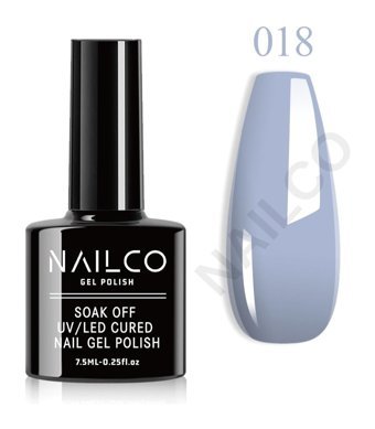 NailCo NC018 Gri Parlak Kalıcı Oje
