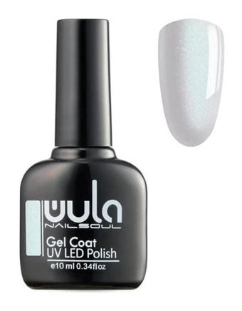 Wula Nailsoul Gel Coat 543 Beyaz Işıltılı Kalıcı Simli Oje