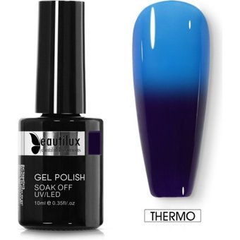 Beautilux Thermo T-06 Mavi - Siyah Parlak Kalıcı Oje