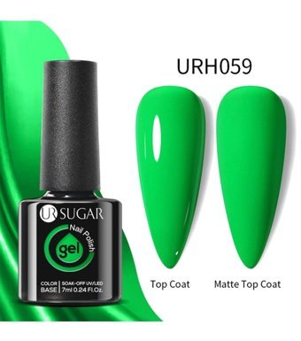 Ursugar Color Base URH059 Yeşil Mat Kalıcı Oje