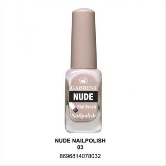 Gabrini Flat Brush Nude - Yavruağzı Neon Oje
