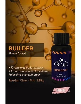 Cr-Oje Pink Pembe Parlak Kalıcı Oje