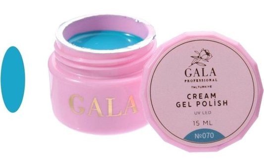 Gala Smart Professional Cream 70 Mavi Parlak Kalıcı Jel Oje