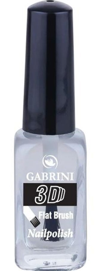 Gabrini 3D Gri Işıltılı Simli Oje