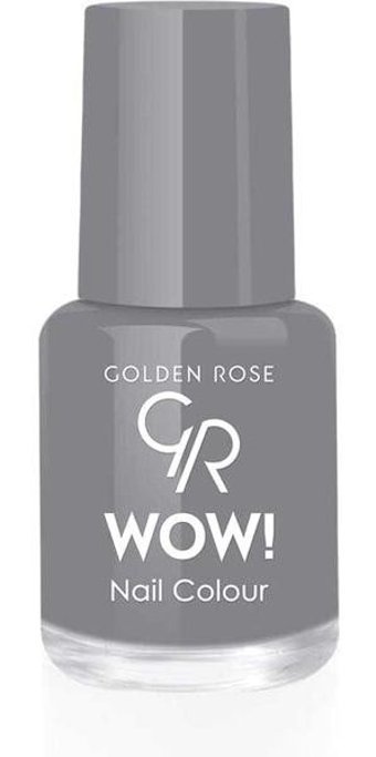 Golden Rose Wow! 306 Gri Parlak Oje