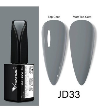 Venalisa Uv Led Gel Polish JD33 Gri Parlak Kalıcı Oje