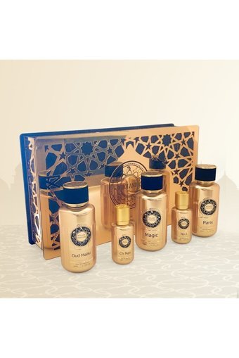 Boland Perfume Lüks Ahşap 5 Parça Parfüm Seti EDP