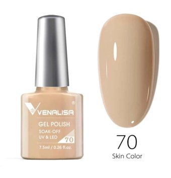 Venalisa Uv Led Skin Color 70 Bej Parlak Kalıcı Oje