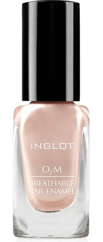 Inglot O2M Breathable Nail Enamel 433 Krem Sedefli Simli Oje