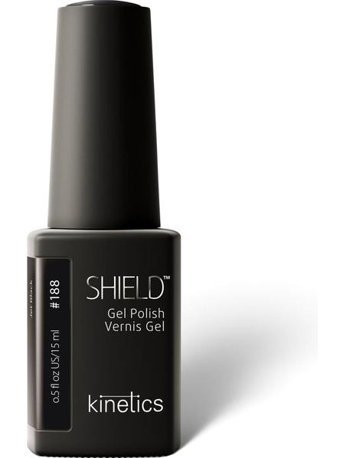 Kinetics Shield Jet Black 188 Siyah Parlak Kalıcı Jel Oje