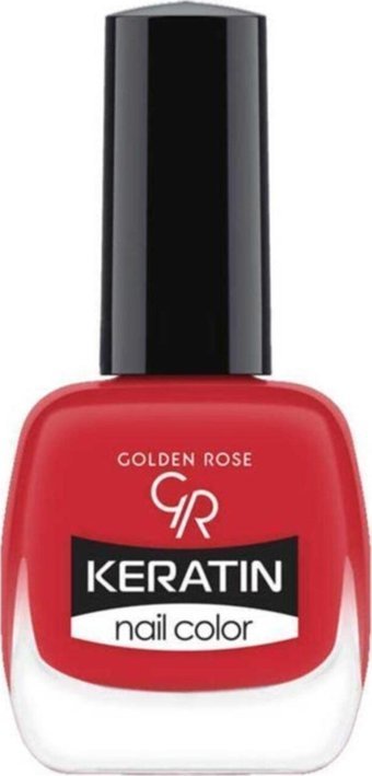 Golden Rose Keratin Nail Color 36 Kırmızı Parlak Oje