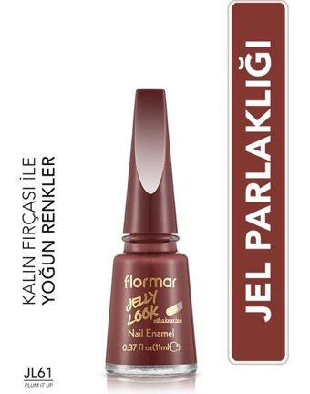 Flormar Jelly Look JL61 Bordo Parlak Oje