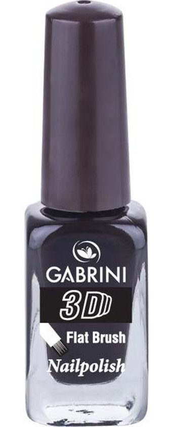 Gabrini 3D 63 Siyah Işıltılı Oje