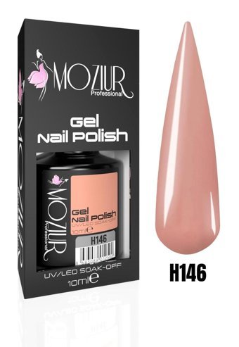 Moziur H146 Nude Parlak Kalıcı Oje