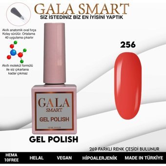 Gala Smart Klasik Seri 256 Pembe Parlak Kalıcı Oje