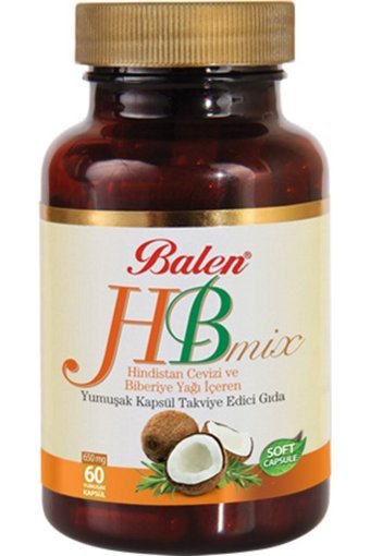 Balen H& B Mix Aromalı Yetişkin Bitkisel Besin Desteği 60 Kapsül