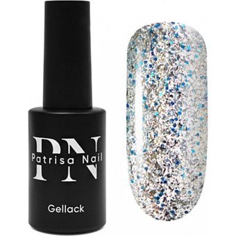 Patrisa Nail Style Serisi 432 Gümüş Işıltılı Kalıcı Simli Oje