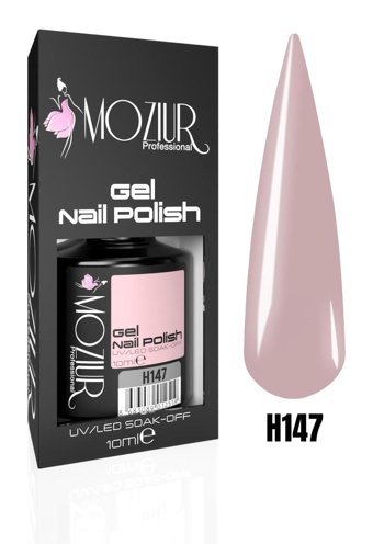 Moziur H147 Lila Parlak Kalıcı Oje