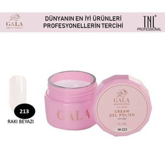 Gala Smart Professional Cream 213 Beyaz Parlak Kalıcı Jel Oje