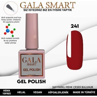 Gala Smart Klasik Seri 241 Kırmızı Parlak Kalıcı Oje