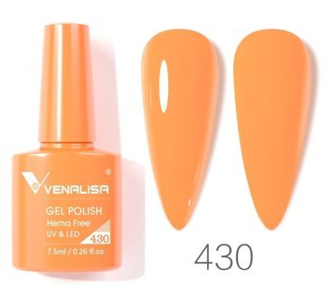 Venalisa Uv Led Hema Free 430 Turuncu Parlak Kalıcı Oje