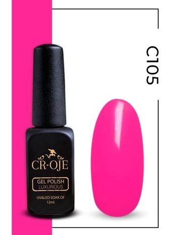 Cr-Oje Pure Lotus C105 Pembe Parlak Kalıcı Oje