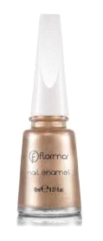Flormar Nail Enamel Pembe Sedefli Simli Oje