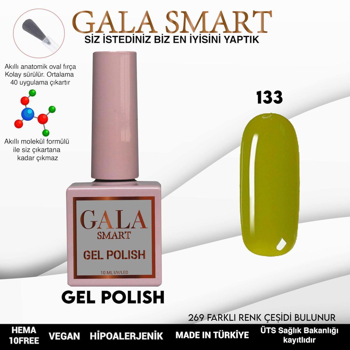Gala Smart Klasik Seri 133 Yeşil Parlak Kalıcı Oje