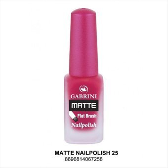 Gabrini Flat Brush 25 Kırmızı Mat Oje