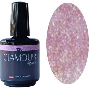 Glamour By Mia 136 Lila Işıltılı Kalıcı Simli Oje