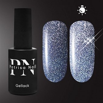 Patrisa Nail Jeans Flash Mavi Işıltılı Kalıcı Simli Oje