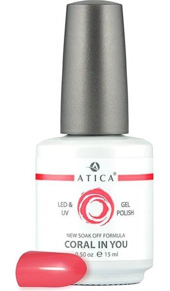 Atica 71 Mercan Parlak Kalıcı Oje