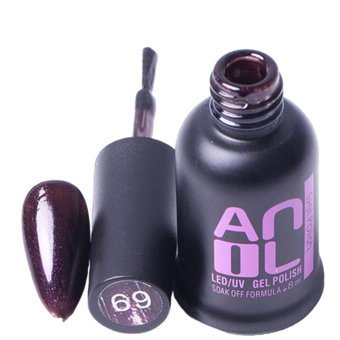 Anıl Professional Cosmetics 69 Bordo Işıltılı Kalıcı Simli Oje
