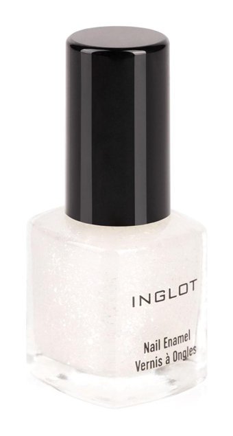 Inglot Nail Enamel 245 Beyaz Parlak Simli Oje