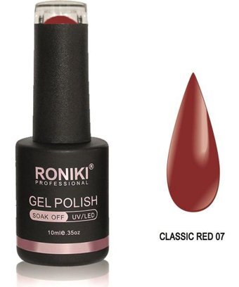Roniki 07 Kırmızı Parlak Kalıcı Oje