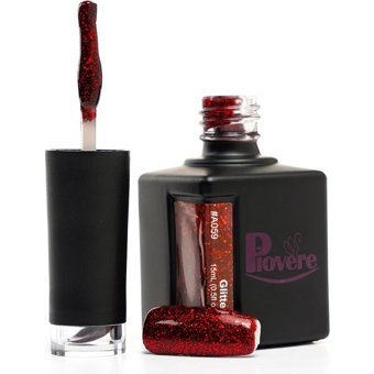 Piovere Glitter A059 Bordo Işıltılı Kalıcı Simli Oje