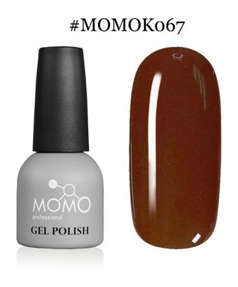 Momo K067 Kahverengi Parlak Kalıcı Oje