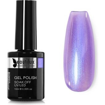 Beautilux Mermaid B-132 Mor Işıltılı Kalıcı Simli Oje
