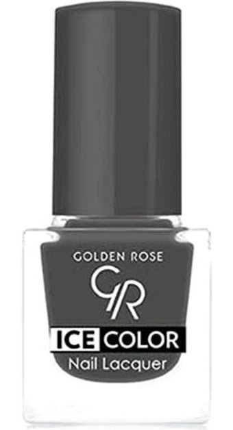Golden Rose Ice Color Nail Lacquer 163 Gri Parlak Oje