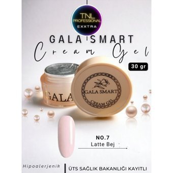 Gala Smart Cream 7 Bej Parlak Kalıcı Jel Oje