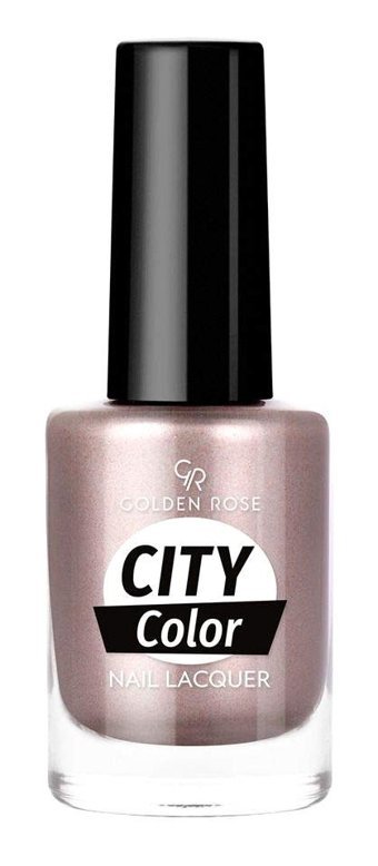 Golden Rose City Color Nail Lacquer 38 Mor Işıltılı Simli Oje