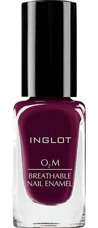 Inglot O2M Breathable Nail Enamel 412 Bordo Parlak Oje
