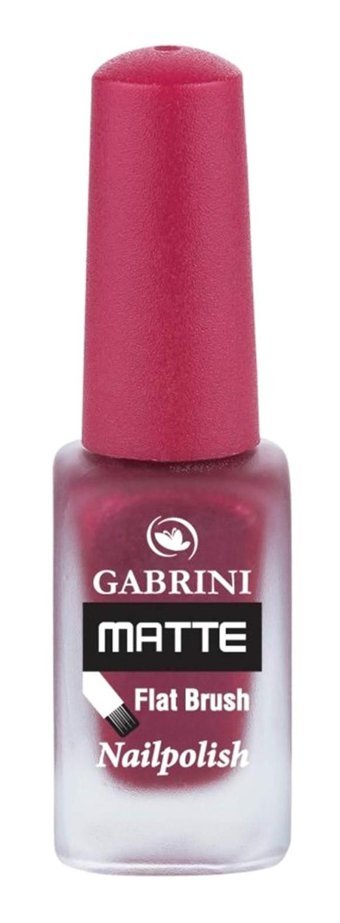 Gabrini Flat Brush M12 Mor Mat Oje