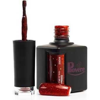 Piovere Glitter A066 Bordo Işıltılı Kalıcı Oje