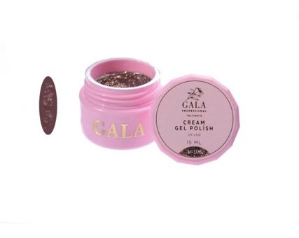 Gala Smart Professional Cream 106 Mor Işıltılı Kalıcı Simli Jel Oje