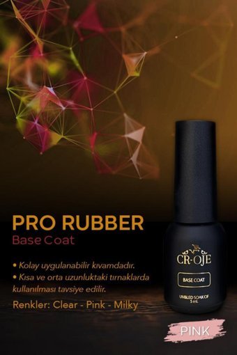 Cr-Oje Pink Pembe Parlak Kalıcı Oje