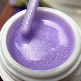 Patrisa Nail Soft Pudding Lilac Mor Işıltılı Kalıcı Simli Jel Oje