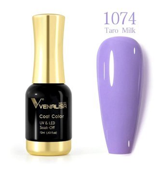 Venalisa Uv Led Taro Milk 1074 Mor Parlak Kalıcı Oje